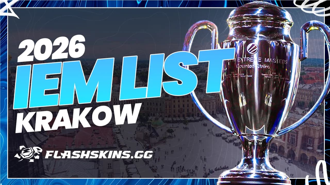 The team list for IEM Kraków 2026 is here!